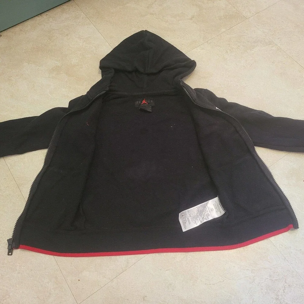 VTG Nike‎ Air Jordan Boys 4-5 Years Kids Zip Jumpman Sweatshirt Hoodie Youth